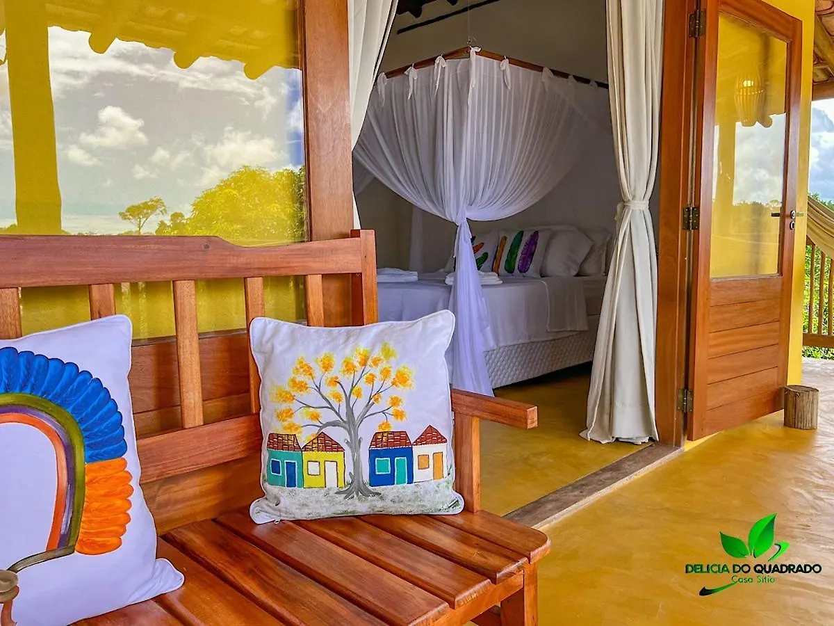 Pousada Casa Sitio Delicia Do Quadrado Porto Seguro Guest house